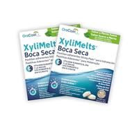 OraCoat XyliMelts - 80 Pastillas Adhesivas para la Boca Seca y Protección Dental - Xilitol Natural - Alivio Nocturno contra la Xerostomía y el Mal Aliento (Menta Suave, Pack 2)