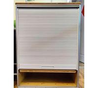 Oracra Puerta Plegable Puertas de Persiana para Aparadores, Puertas Retráctiles de Plástico Abatibles para Armarios, Puerta Corrediza Recta para Garaje Modular de Electrodomésticos(20x24in (51x61cm))