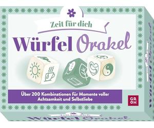 Oráculo de Dados - Tiempo para ti: más de 200 Combinaciones para Momentos llenos de atención Plena y Amor Propio. Juego de Dados para Adultos para más Descanso, relajación y gratitud