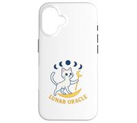 Oráculo Lunar, Gato Lunar místico Carcasa para iPhone 16