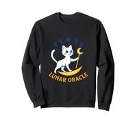 Oráculo Lunar, Gato Lunar místico Sudadera