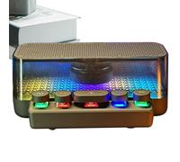 Orador portátil - Decoración de escritorio, pequeño audio | de música inalámbrica, sonido de teatro, diseño compacto, estuche impermeable, refuerzo de graves, larga duración de juego, accesorio