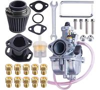 ORAEVY VM22 - Kit de carburador de 26 mm para tubo de admisión Mikuni Performance Mainfold de 38 mm, filtro de aire para Predator 212cc GX160 Honda GX200 CT200U 196cc KT197 Clones Go Kart Mini Bike