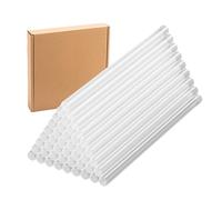 ORAGKE Barra de Pegamento Termofusible 11 x 200 mm, 45 Piezas Barras de Pegamento para Pistola Silicona Caliente, Transparente, Alta Adhesión y Secado Rápido, para Manualidades y Reparaciones