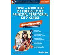Oral - auxiliaire de puériculture principal territorial de 2e classe: 200 questions