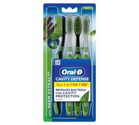 Oral-B 1.2.3 - Cepillo de dientes suave con extracto de nim (3 cepillos)