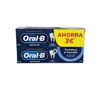 Oral-B Dentífrico Advanced Fortalece el Esmalte 75 ml + 75 ml