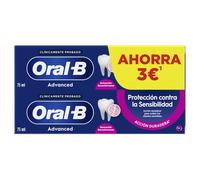 Oral-B Advanced Proteccion Sensibilidad Pasta Dental Pack 2 x 75 ml - Protege encías y repara esmalte