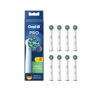 Oral-B Cabezales de Cepillo de Dientes CrossAction Blancas (8 Unidades)