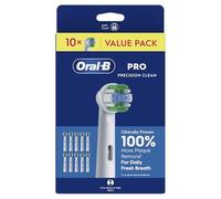 Oral-B Cabezales de recambio Pro Precision Clean, blancos, 10 recambios | 10 cabezales de repuesto para cepillo de dientes eléctrico, auténticos, delicado con los dientes y las encías