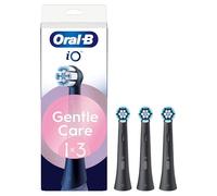 Oral-B Cabezales de repuesto iO Series Gentle Care Black, cabezales redondos originales, para encías sensibles, 3