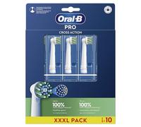 Oral-B Pro Cross Action Recambios Cepillo 10 unidades, Cabezal de cepillo blanco