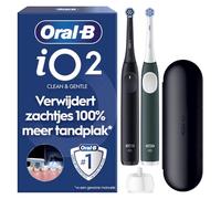 Oral-B Cepillo de dientes eléctrico iO Series 2, paquete doble, cepillo eléctrico, incluye 2 cabezales de cepillo, 3 modos de cepillado para el cuidado dental, bien probado (2,2) de Stiftung