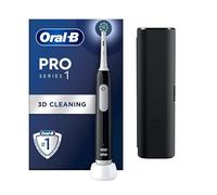 Oral-B Cepillo de dientes eléctrico Pro Series 1, fabricado con tecnología Braun, 1 cabezal de cepillo, 3 modos, estuche de viaje, negro