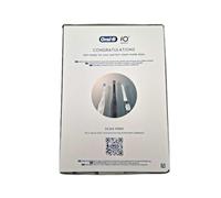 Oral-B Cepillo de dientes eléctrico recargable iO 2 negro, 1 cepillo eléctrico, 1 cabezal de repuesto, funda de viaje, soporte para cabezales + 1 pasta de dientes Oral-B Pro, limpieza dental eficaz