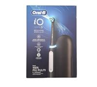 Oral-B Cepillo de dientes eléctrico recargable iO 3 negro, 1 cabezal de repuesto, 1 estuche de viaje + pasta dental Pro-Science Advanced regeneradora esmalte de uñas Limpieza diaria 75 ml 1 cepillo de