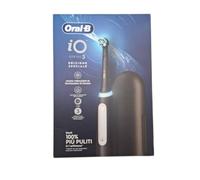 Oral-B Cepillo de dientes eléctrico recargable iO 3 negro, 1 cepillo de dientes eléctrico, 1 cabezal de repuesto, funda de viaje + pasta de dientes Oral-B Advanced protección sensibilidad, limpieza de