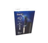 Oral-B Cepillo de dientes eléctrico recargable iO 3 negro con 1 cabezal de repuesto, 1 funda de viaje + 1 pasta de dientes Oral-B Advanced Prevención Tártaro, nueva versión