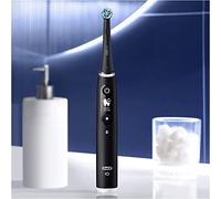 Oral-B Cepillo de dientes eléctrico recargable iO6 negro con funda de viaje, 1 cepillo de dientes + 1 pasta dental de encías y esmalte Pro-Repair clásico 75 ml