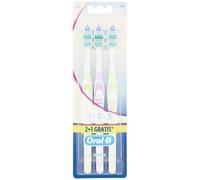 Oral-B - Cepillo de dientes manual - Medio (3 unidades), Multicolor