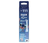Oral-B Cepillo Dental Kids Disney Stitch, Pack De 3 Puntas De Repuesto De Cepillo Eléctrico IO, Suave Para Los Dientes Movidos, Cepillos Oral B Para Niños De 6 Años Y Más
