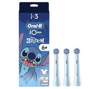 Oral-B Cepillo Dental Kids Disney Stitch, Pack De 3 Puntas De Repuesto De Cepillo Eléctrico IO, Suave Para Los Dientes Movidos, Cepillos Oral B Para Niños De 6 Años Y Más