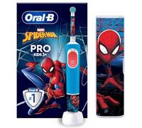 Oral-B Vitality Pro Kids Spiderman Niño Cepillo dental oscilante Azul, Rojo