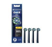 Oral-B - Cross Action Negro Cabezales de Recambio Para Cepillo De Dientes x4 Cepillos dentales eléctricos 10 g unisex