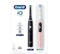Oral-B Electric toothbrush iO6 Series Duo Pack Black/Pink Sand Extra Handle 2 pcs