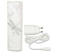 Oral-B Genius Series - Estuche de viaje con función de carga para 1 mango y 2 cabezales de cepillo de dientes, color Dragonfly Silver