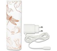 Oral-B Genius Series - Estuche de Viaje para Cepillo de Dientes con función de Carga para 1 Pieza de Mano y 2 Cabezales de Cepillo de Repuesto, Estuche de Viaje y Cable de Carga, libélula Dorada