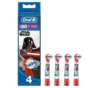 Oral-B Genuino Kids Stages Star Wars Cabezales de cepillo de dientes rojo, recambios para cepillo de dientes eléctrico, adecuado para niños de 3 a 6 años