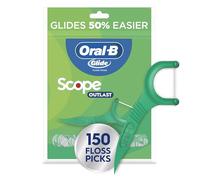 Oral-B Glide Complete with Scope Outlast - Palillos de hilo dental, menta, 150 unidades