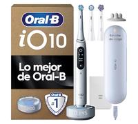 Oral-B iO 10 Pack de Cepillo Eléctrico Blanco con 3 cabezales y cargador de viaje