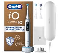 Oral-B iO 10 Pack de Cepillo Eléctrico Blanco con 3 cabezales y cargador de viaje