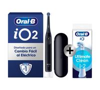 Oral-B IO2 Cepillo Dental Eléctrico Negro con Funda de Viaje