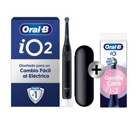 Oral-B IO2 Cepillo Dental Eléctrico Negro con Funda de Viaje