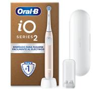 Oral-B iO 2 Pack de Cepillo Eléctrico Rosa con 1+2 cabezal y estuche de viaje