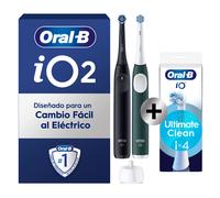 NUEVO Oral B iO Series 2 Double Pack Night Black Forest Green Eléctrico