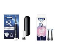 Oral-B iO 5 Cepillo De Dientes Eléctrico Negro Con Estuche De Viaje + 3 Cabezales De Recambio Originales Negros Oral-B iO