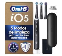 Oral-B iO 5N Cepillo de Dientes Eléctrico con 3 Cabezales, Negro