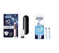 Oral-B iO 5N Cepillo de Dientes Eléctrico Rosa Con Estuche De Viaje + 3 Cabezales De Recambio Oral-B iO Ultimate Clean