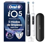 Oral-B iO 5N Cepillos de Dientes Eléctricos, Negro y Blanco, Pack de 2