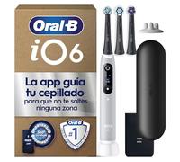 Oral-B iO 6 Cepillo de Dientes Eléctrico con 3 Cabezales, Gris