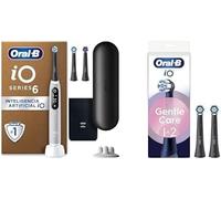 Oral-B iO 6 Cepillo De Dientes Eléctrico Gris Con Estuche De Viaje + 5 Cabezales De Recambio Oral-B iO