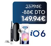 Oral-B iO 6 Cepillo Eléctrico Negro con 2+4 recambios