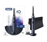 Oral-B iO 8 Cepillo de Dientes Eléctrico con Mango Recargable, Tecnología Magnética de Braun, 1 Cabezal de Recambio, Pantalla a Color, Cargador y Funda de Viaje Premium - Negro, Edición Especial