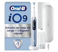 Oral-B iO 9 Cepillo de Dientes Eléctrico con 1 Cabezal, Aqua Marine | Cepillo Dental con Estuche Cargador de Viaje, Sensor de Presión, 7 Modos de Cepillado con Blanqueamiento Dental, Carga Rápida