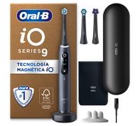Oral-B iO 9 Pack de Cepillo Eléctrico Negro con 3 cabezales y cargador de viaje negro