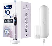 Oral-B iO 9N Cepillo de Dientes Eléctrico con Mango Recargable, Tecnología Magnética de Braun, 1 Cabezal de Recambio, Pantalla a Color, Cargador y Estuche de Viaje Premium - Rosa
